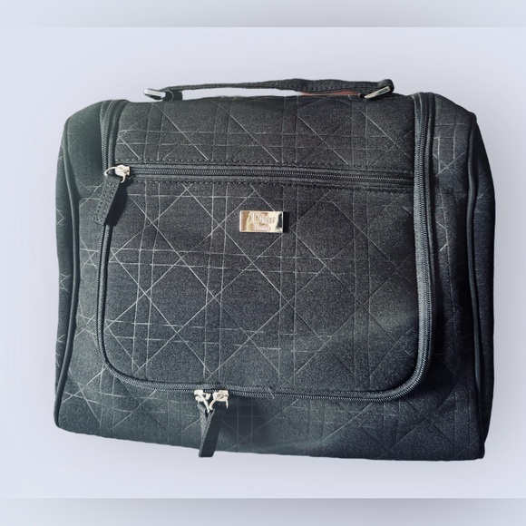 Christian Dior Black Quilted Cannage Large Toiletry Bag - Picture 12 of 12